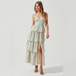 ASTR the Label Midsummer Floral Tiered Maxi Dress
